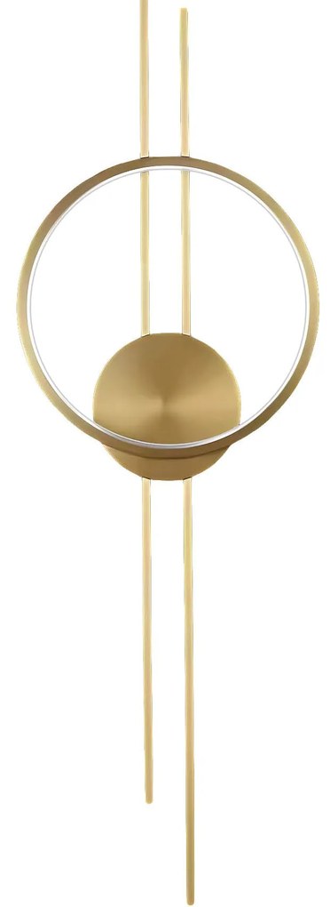 APPLIQUE DA PARETE LED APP1781-W BRUSH GOLD