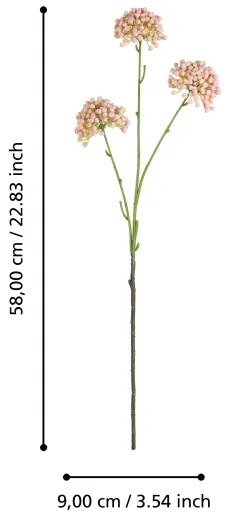 Eglo 428382 - Fiore artificiale ETAYA 58 cm rosa