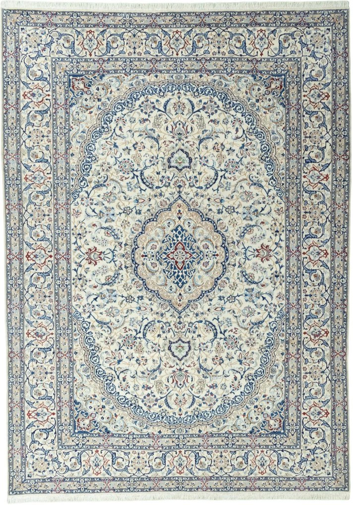 Nain Tappeto 260 x 360 Beige (Iran) Annodato A Mano