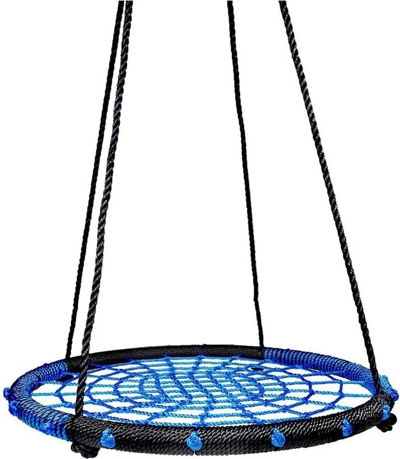 Altalena Ø 80 cm nero/blu