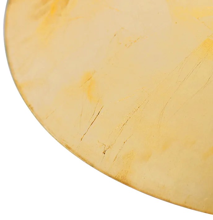 Plafoniera vintage nera con oro 60 cm - Emilienne