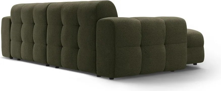Divano angolare verde (con penisola a sinistra/con chaise lounge) Kendal – Micadoni