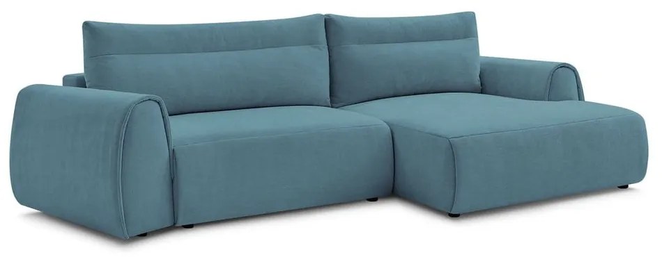 Divano angolare blu Aden – Bobochic Paris