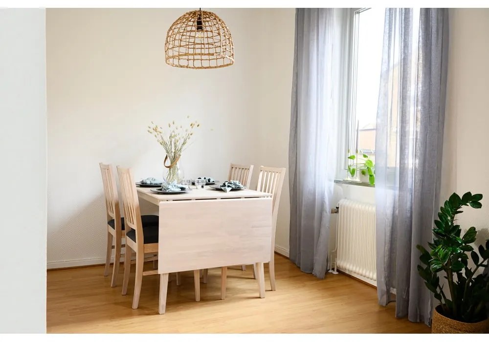 Tavolo da pranzo pieghevole in rovere laccato opaco , 120 x 80 cm Filippa - Rowico