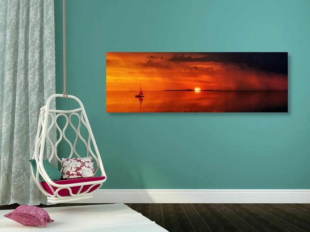 Quadro su tela – Barca solitaria