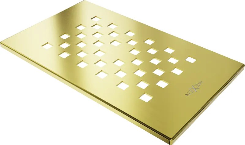 Mexen Hugo mascherina per piatto doccia, oro - 42910050