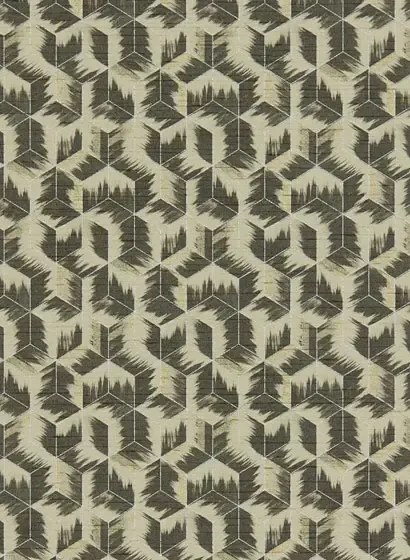 Würfel Tapete Tumbling Blocks von Zoffany - Stone