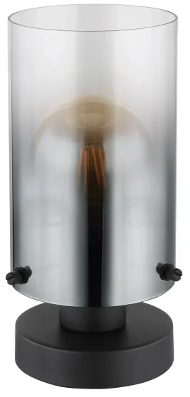 Globo 15907T - Lampada da tavolo FLORENTINA 1xE27/40W/230V diametro 12,5 cm nero