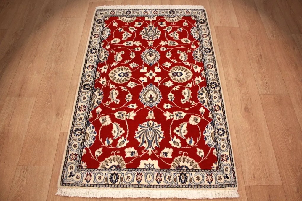 Nain Tappeto 90x140 (Iran) Annodato A Mano