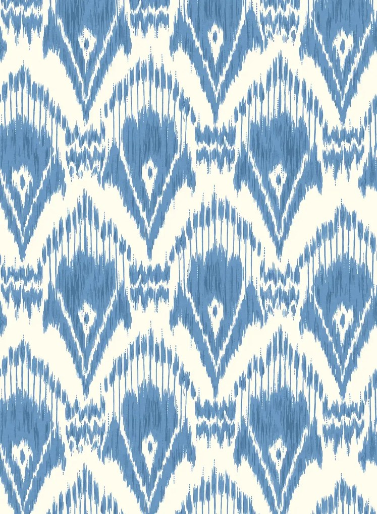 GP & J Baker Carta da parati Zaraband - Blue