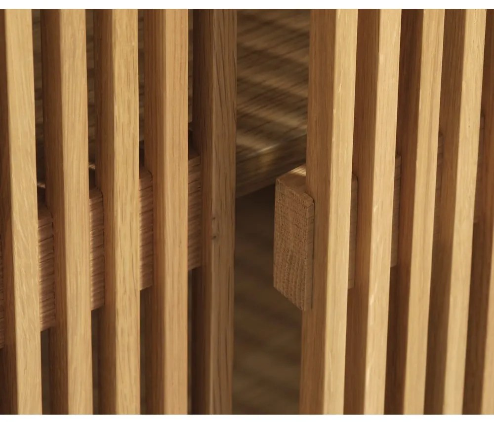 Mobile effetto rovere colore naturale 95x140 cm Tiber - Unique Furniture