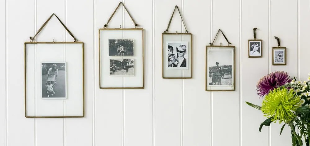 Cornice in metallo dorata 20x37,5 cm - Rex London