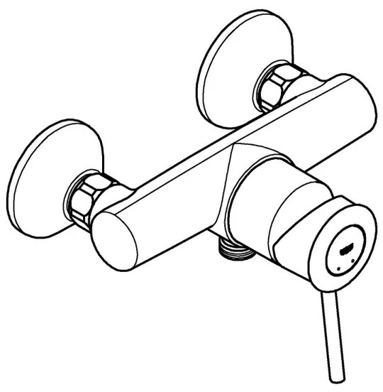 GROHE 23786000 - START CLASSIC Miscelatore doccia 150 mm, cromo lucido