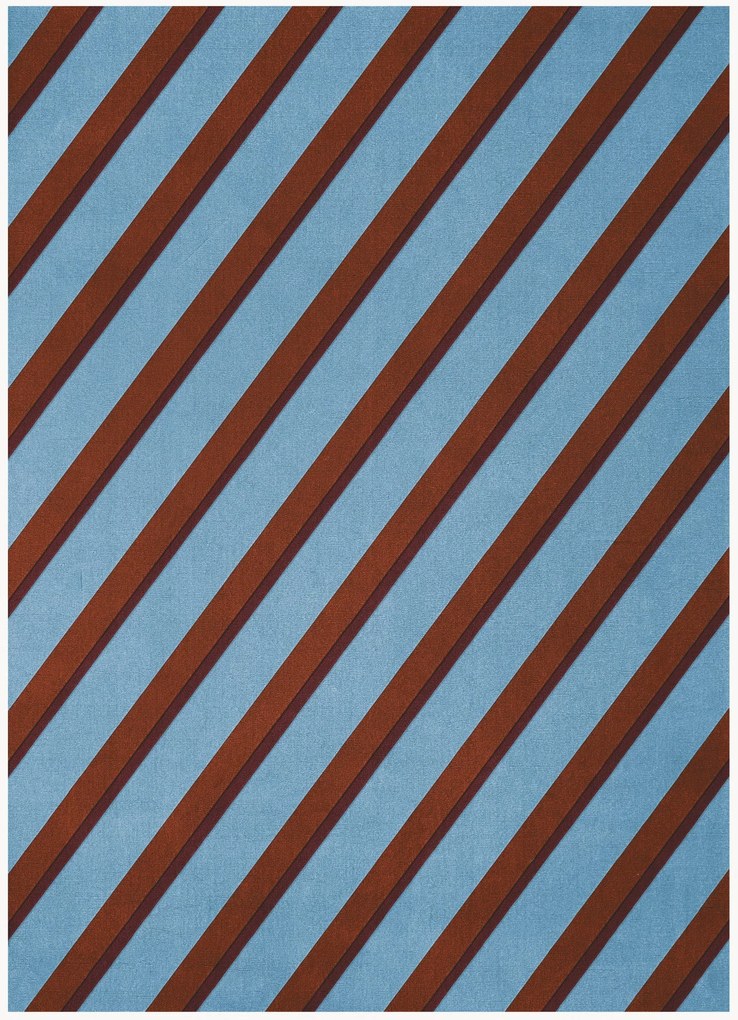 Tappeto in lana fatto a mano Tekla Diagonal