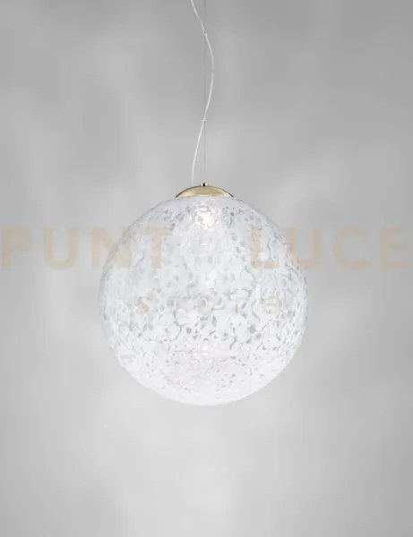Rina sospensione 35l bianco murrina ottone lucido 2 l3226 led 3000k...