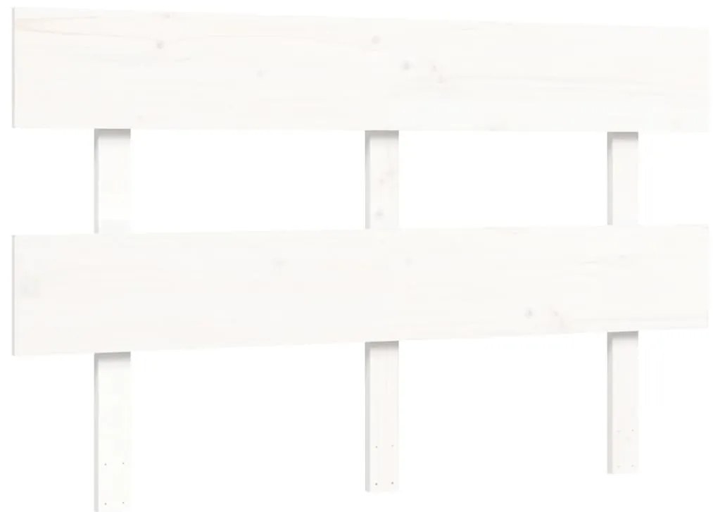 Giroletto con Testiera Bianco Small Double Legno Massello