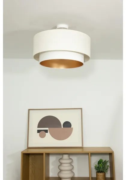 Plafoniera da soffitto NATIA 1xE27/60W/230V bianca