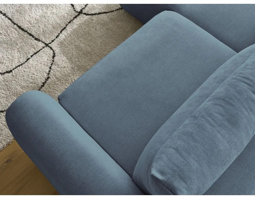 Divano angolare blu Aden – Bobochic Paris