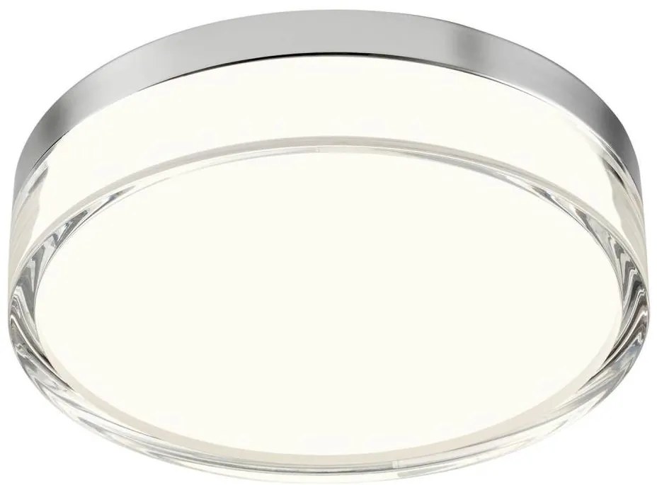 Redo 01-3727 - Plafoniera LED FRISBI LED/12W/230V 3000/4000K IP44 cromo