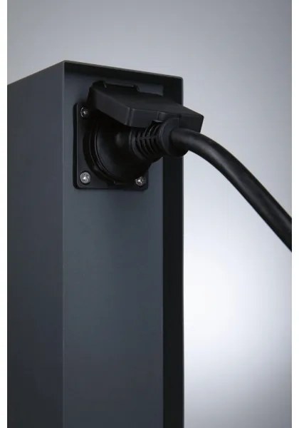 Paulmann 94700 - Colonna presa esterna RIO 2Z SCHUKO 230V IP44