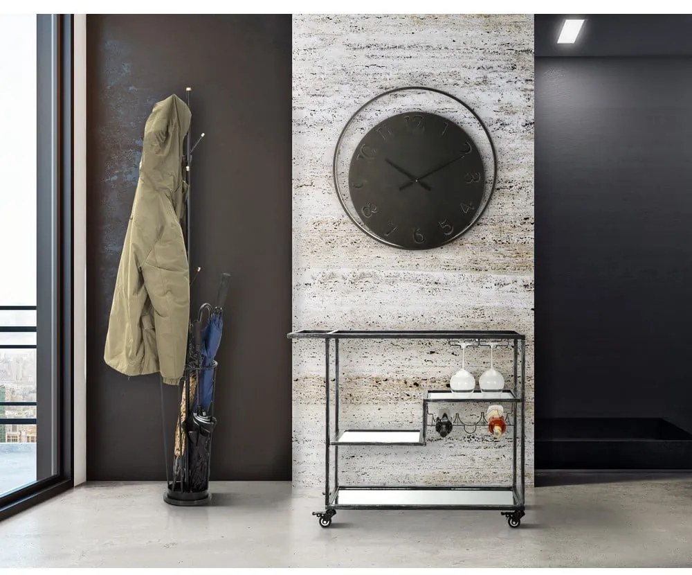 Gancio in metallo nero Glam - Mauro Ferretti