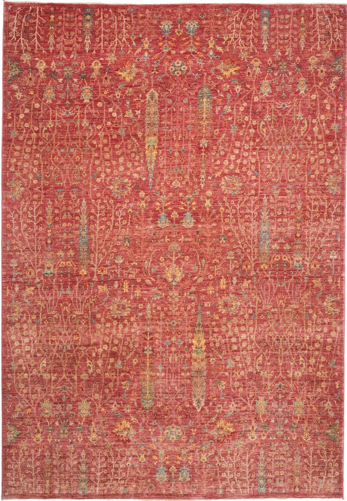 Samarkand Tappeto orientale 300 x 210 Rosso (Pakistan) Annodato A Mano
