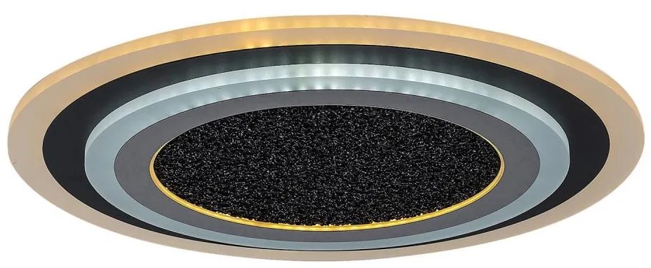 Rabalux 71316 - Plafoniera LED dimmerabile TANELI 56W/230V 3000/4000/6000K nera + telecomando