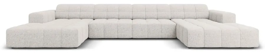 Divano angolare grigio chiaro (a U) Chicago - Cosmopolitan Design
