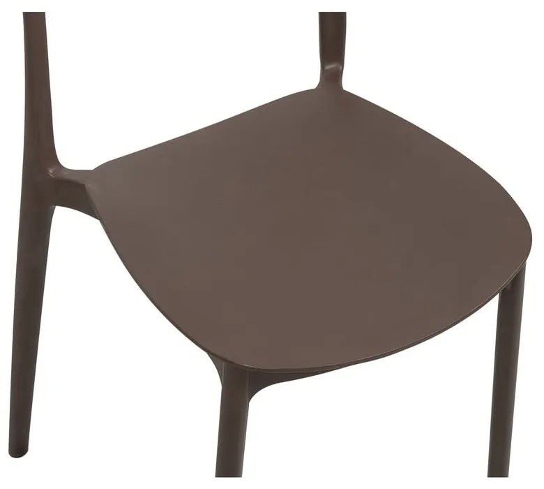 Sedia da esterno marrone in plastica Biá – Bonami Essentials