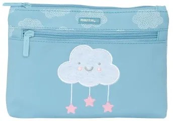 Astuccio Scuola Safta Nube Nuvole Azzurro 23 x 16 x 3 cm