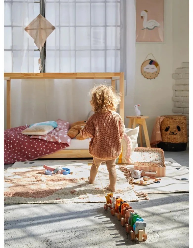 Poster da parete in cornice bianca Swan, 45 x 65 cm Xander - Bloomingville Mini