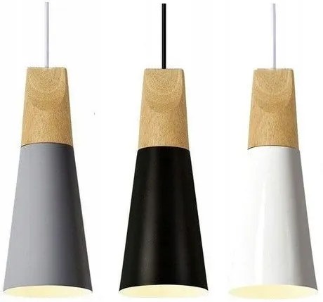 Lampada da soffitto SCANDI B Nero