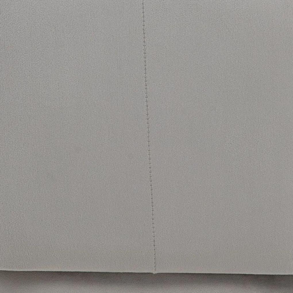 Puff Tessuto Sintetico Grigio Legno 40 x 40 x 40 cm