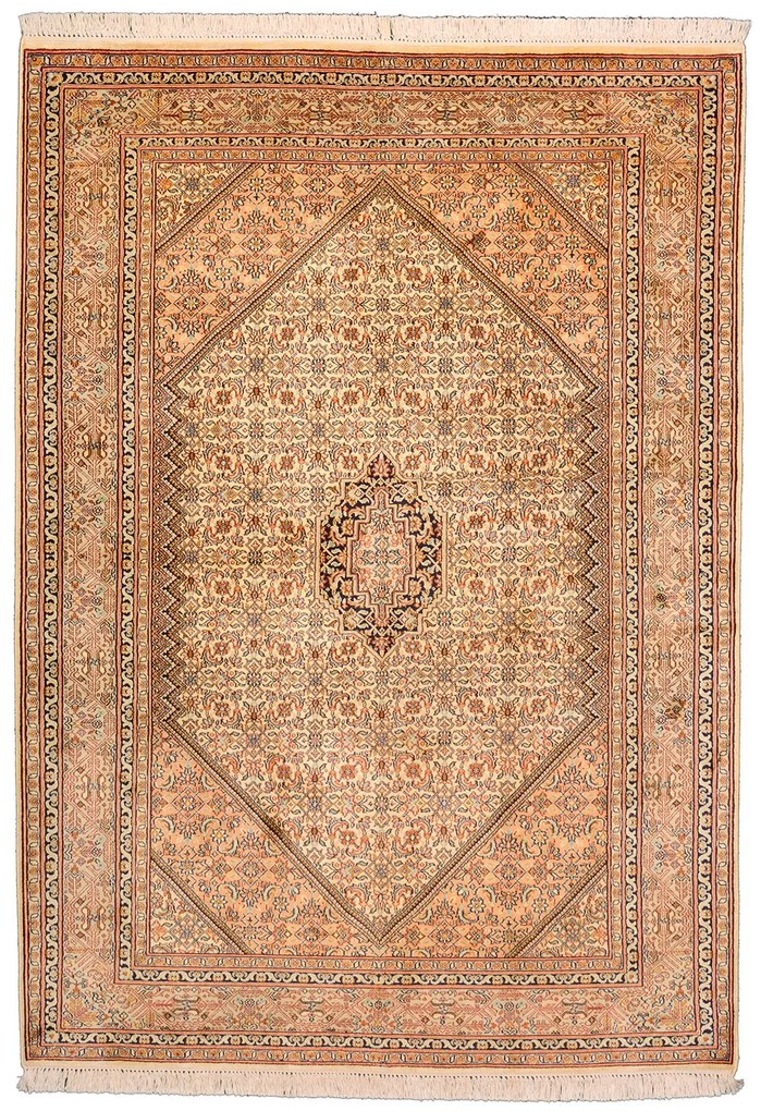 Tappeto 190 x 130 Beige (Indian) Annodato A Mano