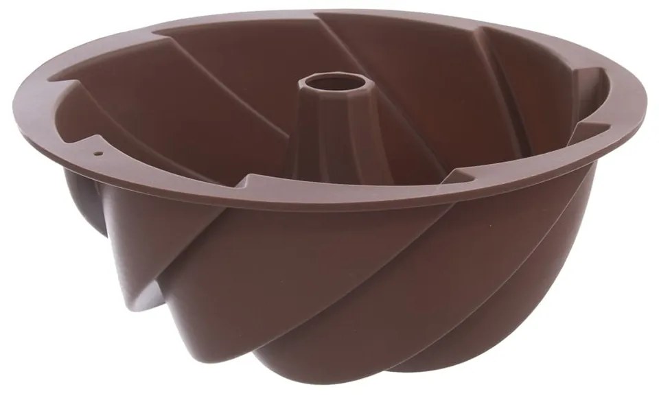 Stampo in silicone marrone per bundt cake Flower, ø 23,5 cm - Orion