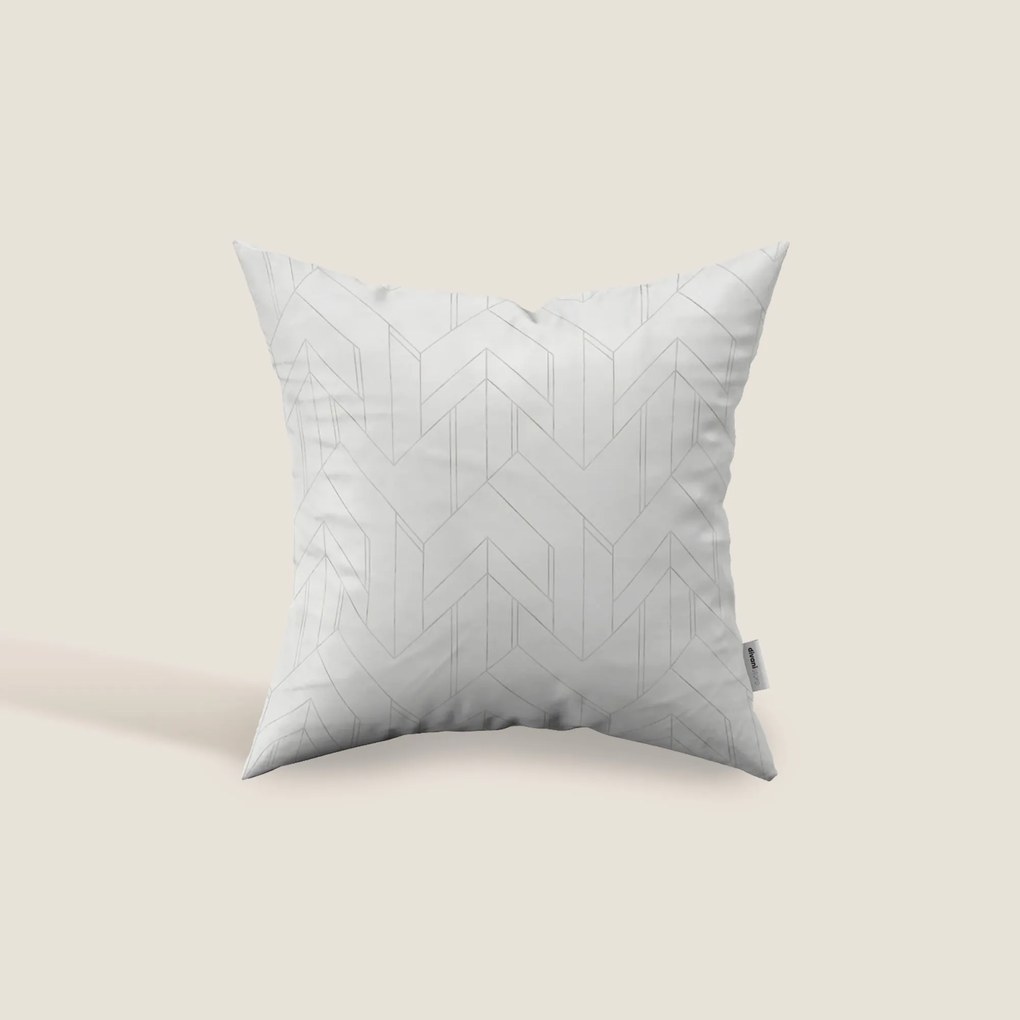 Geometrica cuscini decoro in velluto Impermeabile disponibile in diverse colorazioni bianco