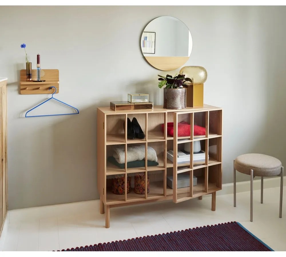 Lampada da tavolo arancione con paralume in vetro (altezza 36 cm) Podium - Hübsch