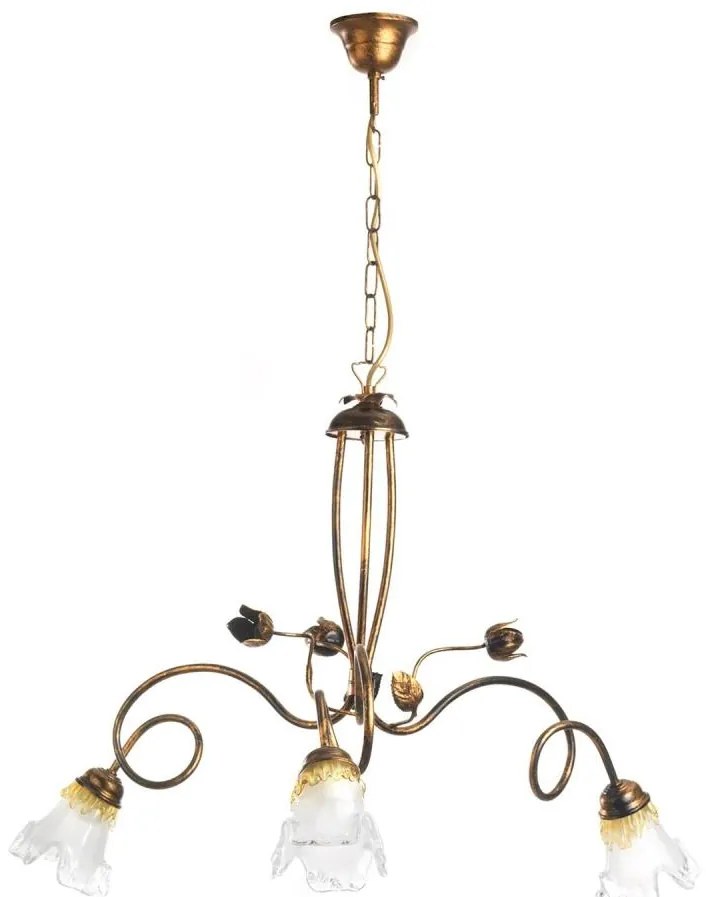 ONLI - Lampadario a sospensione con catena ARIANNA 3xE14/6W/230V