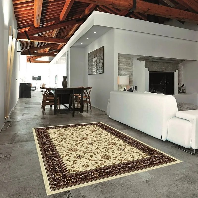 Tappeto Carrera orientale beige, L 290 x L 200 cm