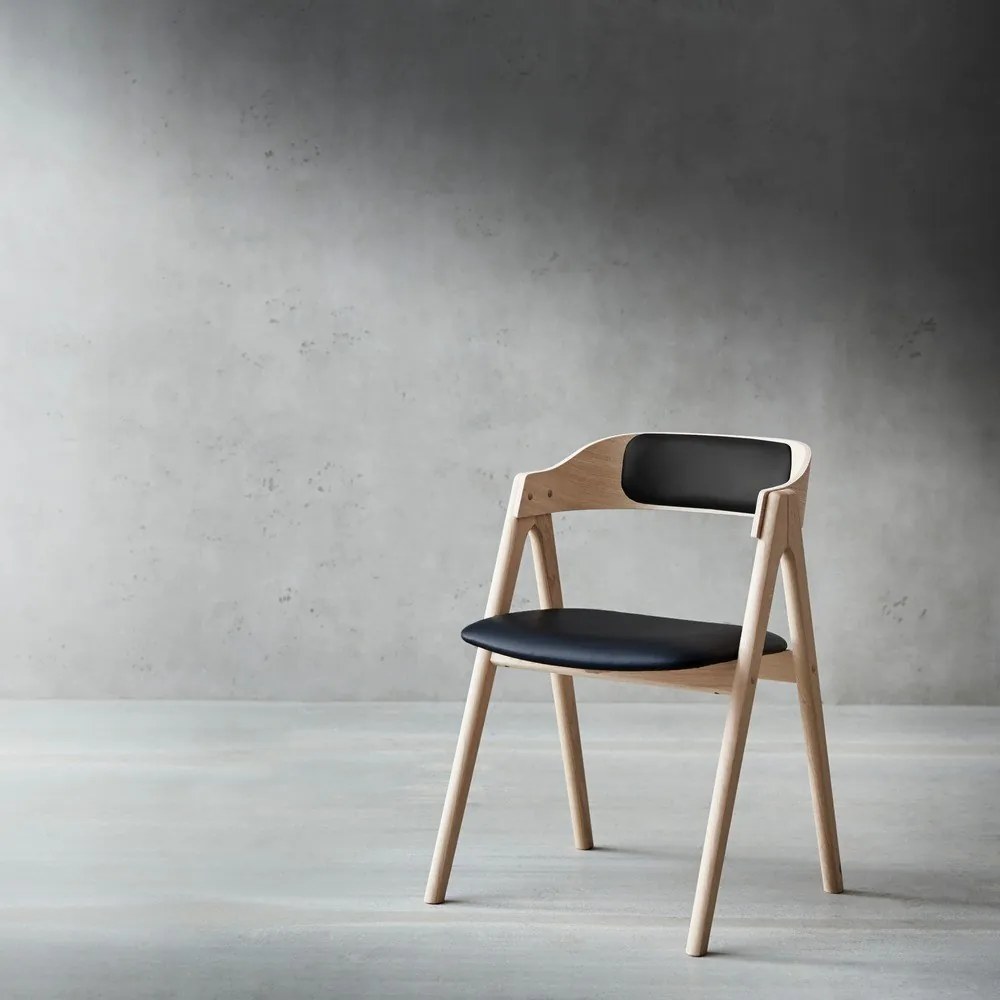 sedia da pranzo in pelle Mette - Hammel Furniture