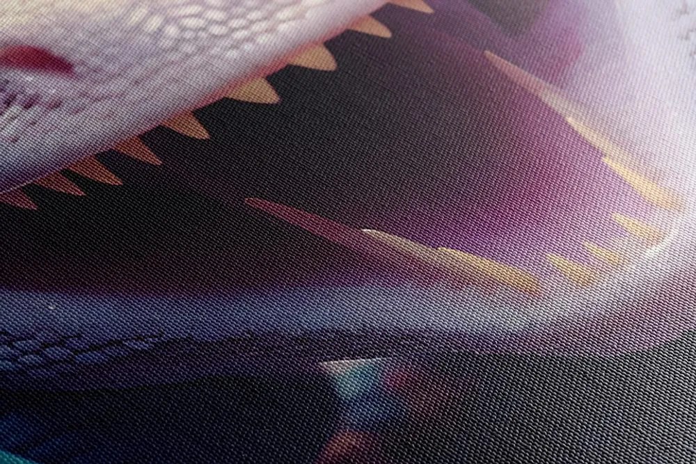 Stampa su tela – Serpente con cuffie