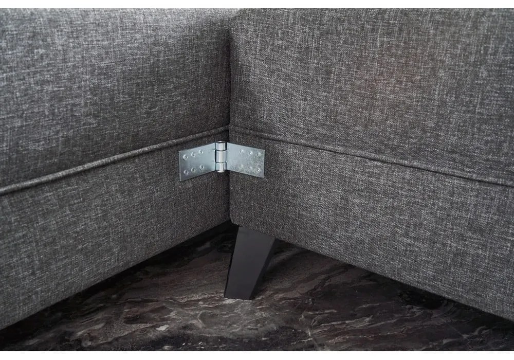 Divano angolare a U antracite Eris - Balcab Home