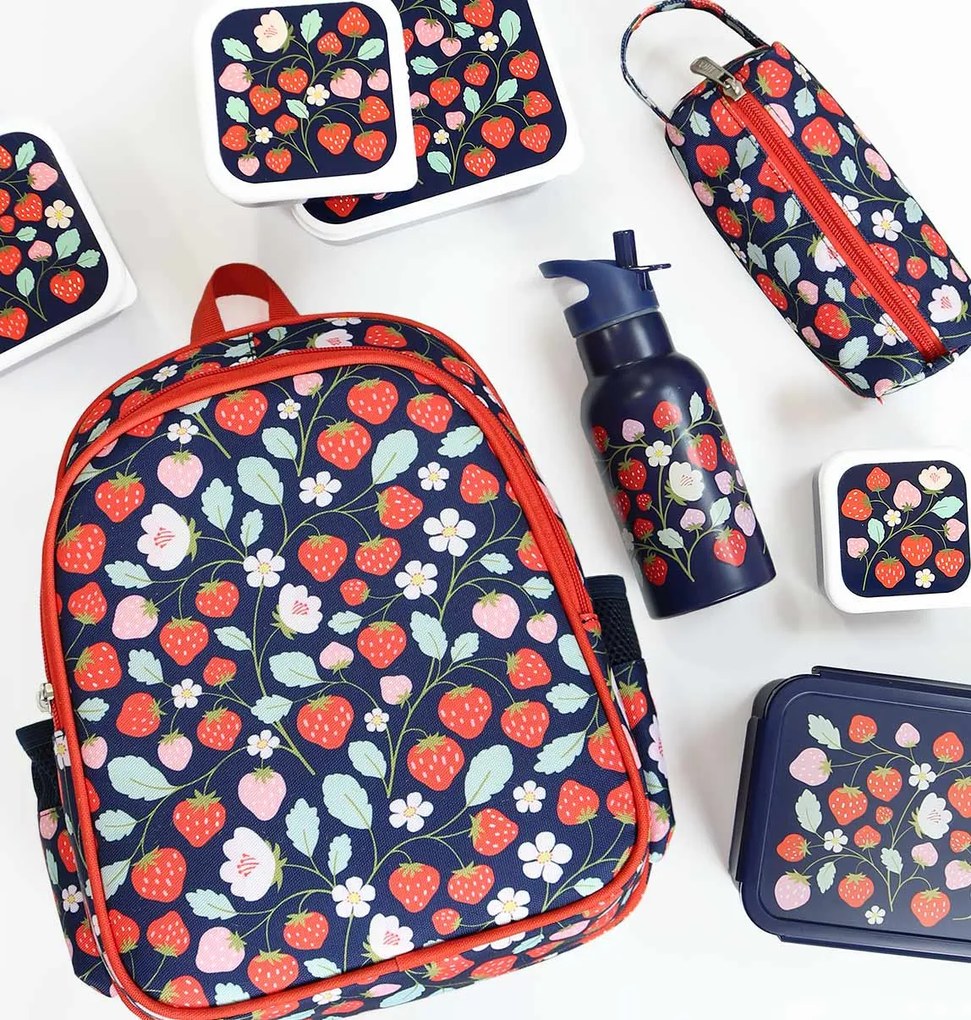 A Little Lovely Company - zainetto per l'asilo - fragole