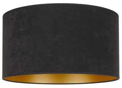 Duolla - Plafoniera ROLLER 1xE27/15W/230V diametro 40 cm nero/oro