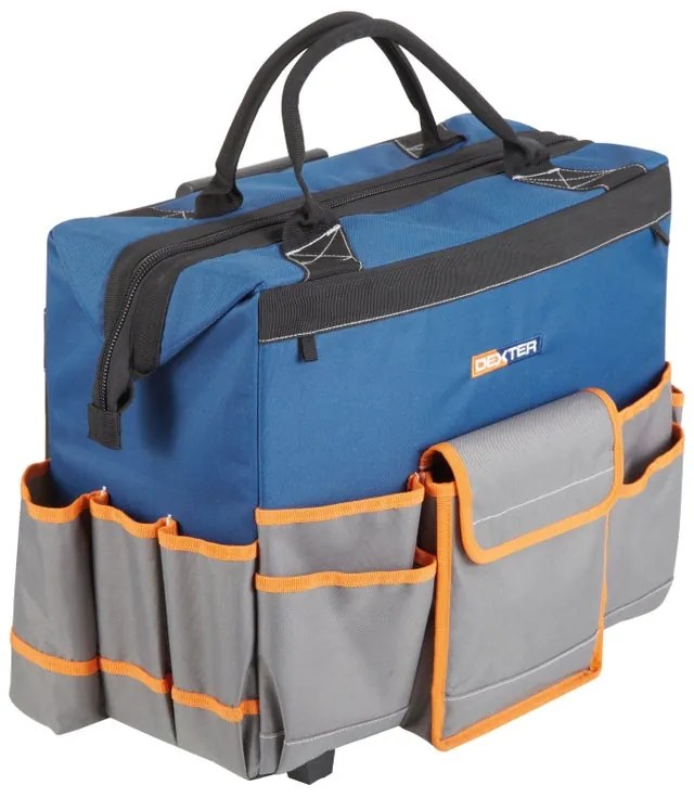 Borsa porta attrezzi con ruote  DEXTER AL-005  in poliestere L24.0 X H41.5 X P44 cm