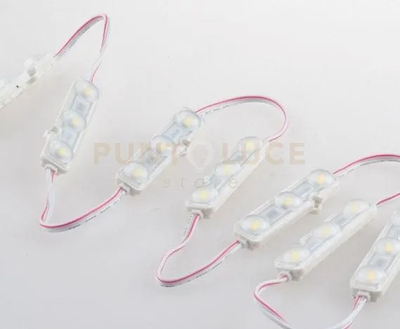 Kit 20 moduli led insign dc12v in policarbonato led 1,2w 120lm/m 60...