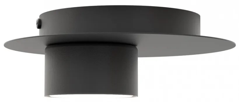 Lampada da soffitto in acciaio BOLX 1 GX53 nera da interno Colore del corpo Nero