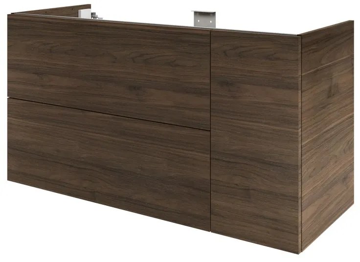 Mobile da bagno sotto lavabo Neo  lucido L 120 x H 64 x P 48 cm 3 cassetti, lavabo non incluso