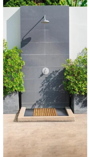 WENKO 24610100 - Tappetino BAMBUSA 50x50 cm marrone