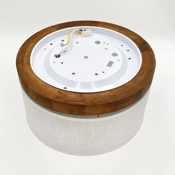 Brilagi - LED Plafoniera BELLADONNA 1xE27/15W/230V diametro 30 cm bianco/quercia ciliegio